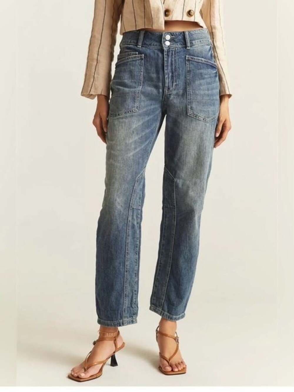 Pilcro Wanderer Mid-Rise Relaxed Jeans